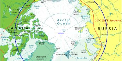 Arktikas Norvēģija karte