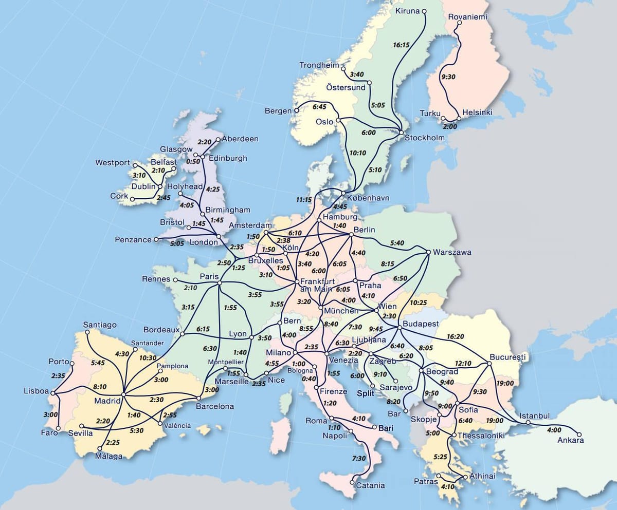 Karte eurail Norvēģija