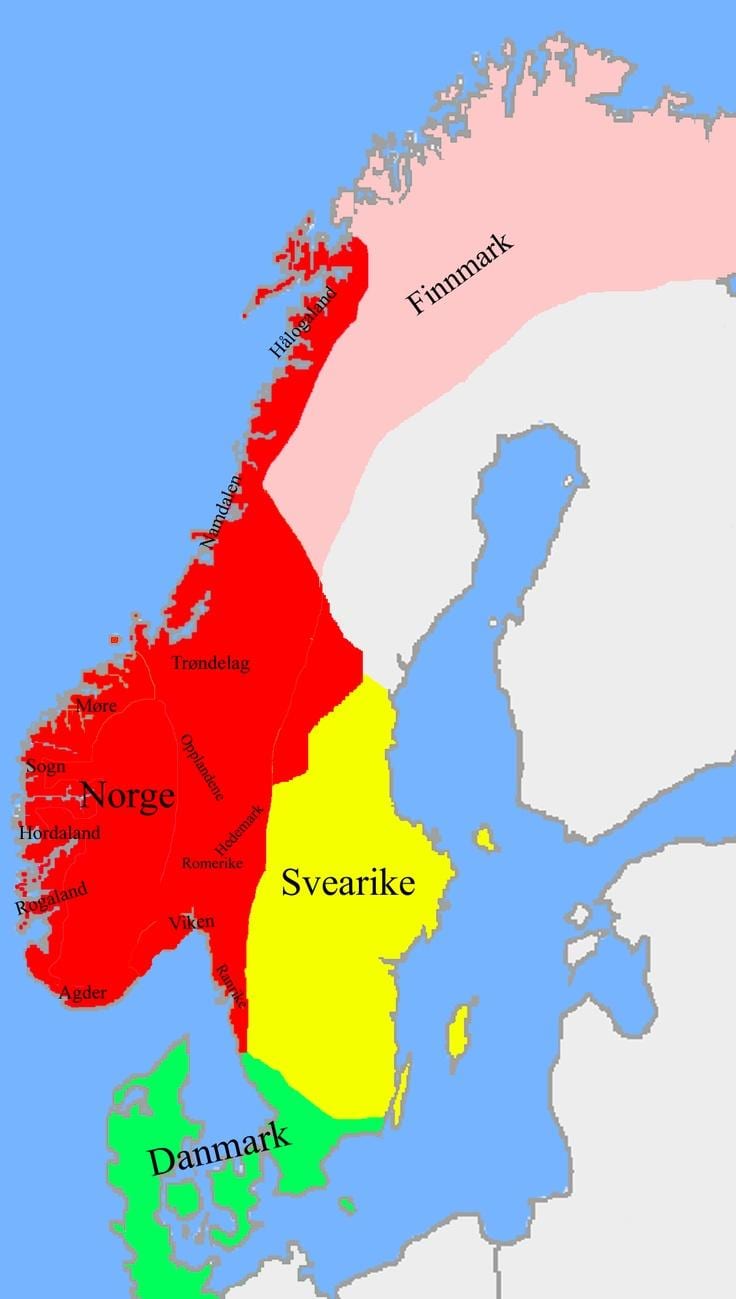 Kartes Norvēģijas robežām