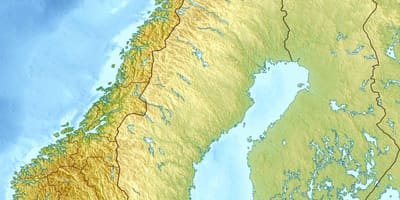 Karte mākonis Norvēģija