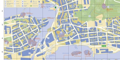 Norvēģija, Alesund city kartes
