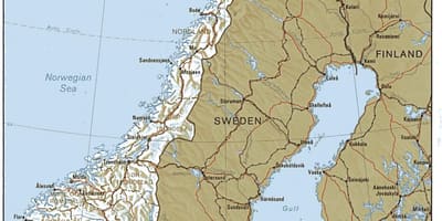 Ģeogrāfiskās kartes, Norvēģija
