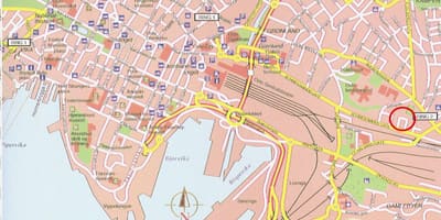 Karte oslo, Norvēģija pilsētas centrs