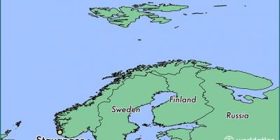 Kartes stavangeras Norvēģijā
